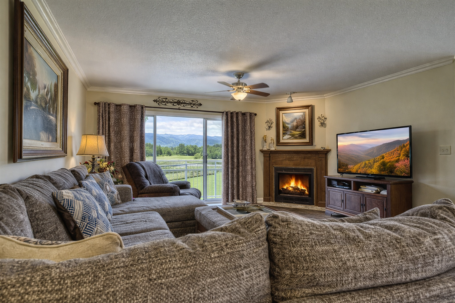 Interior of a Golf Vista condo in Pigeon Forge
